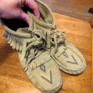 Muk Luk moccasins with Vibram Sole